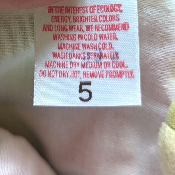 Vtg Chocolate Soup Dress Girls Sz 5 Rainbow Patchwork Sundress - Picture 5 of 5